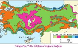 Türkiyede Yağış ve Nemlilik Dağılışı Hakkında Bilgi